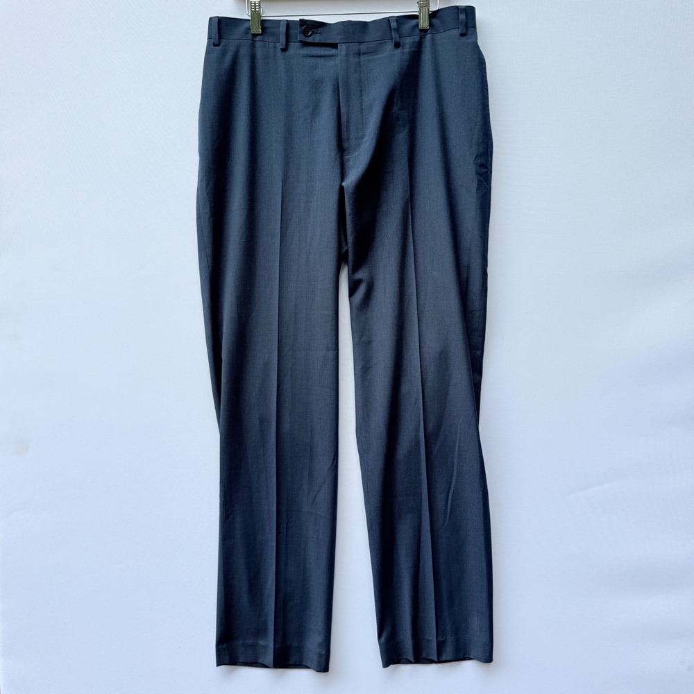 Calvin Klein 36‎ x 32 Gray Dress Pants Menswear Career Business Casual Trousers